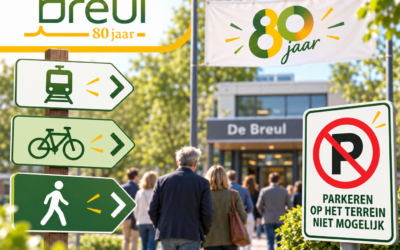 Bereikbaarheid en parkeren reünie 80 jaar De Breul